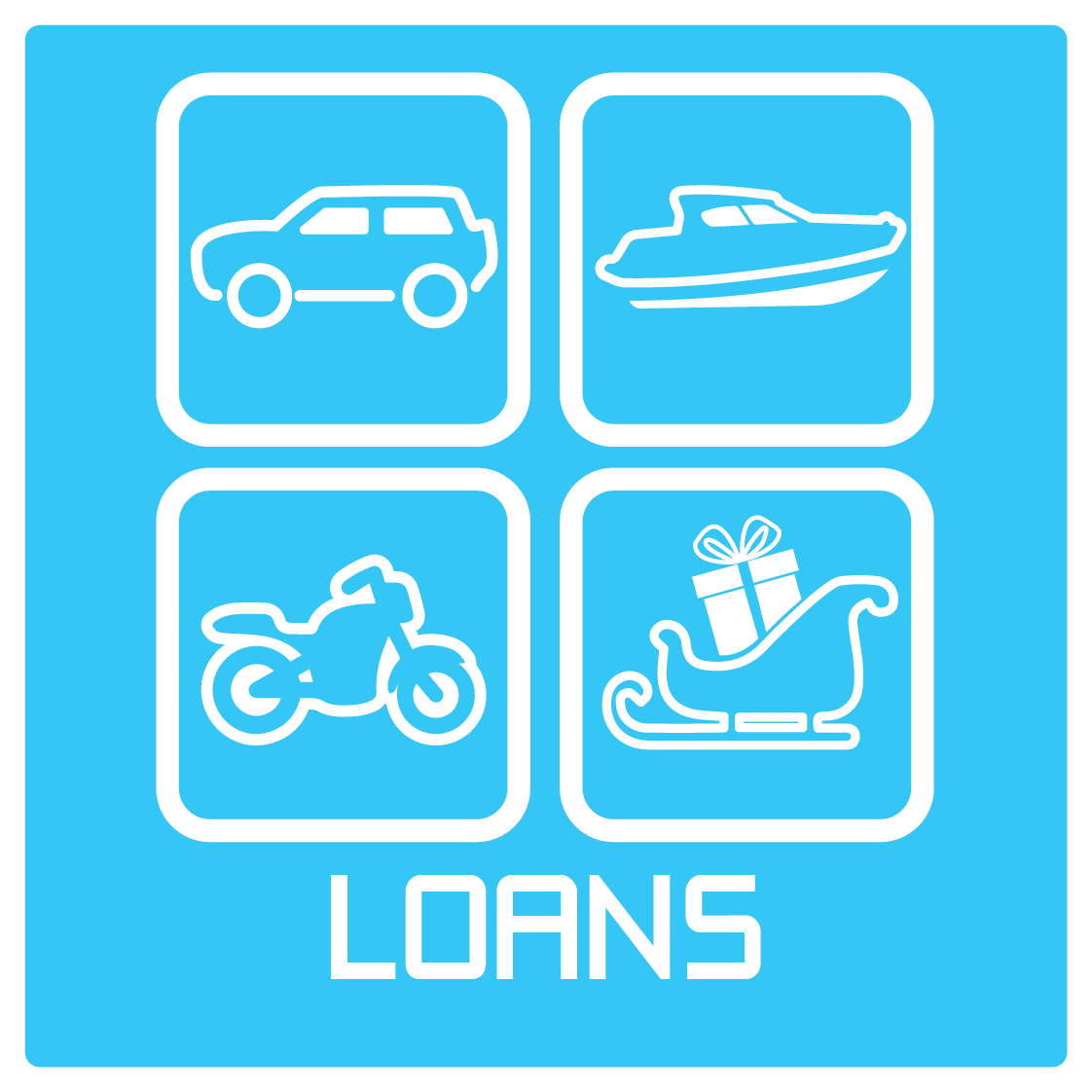 Icon and Text: Loans