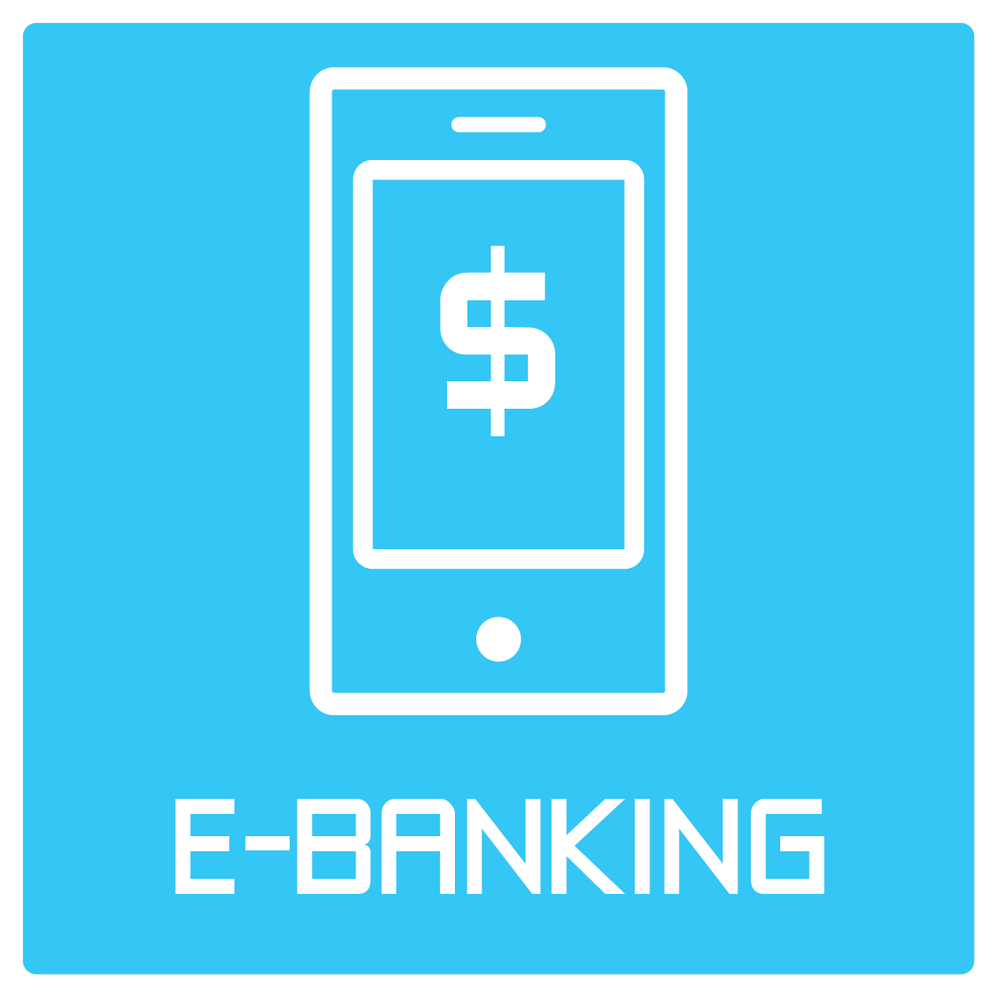 Icon and Text: e-Banking